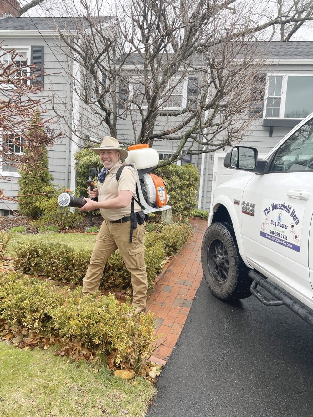 Meet the official “Bug Buster” and all-around Handyman, Stephen “Gus” Gustafson. He will come to you to rid your home of pesky insects and will do almost any project you need done around the house!
